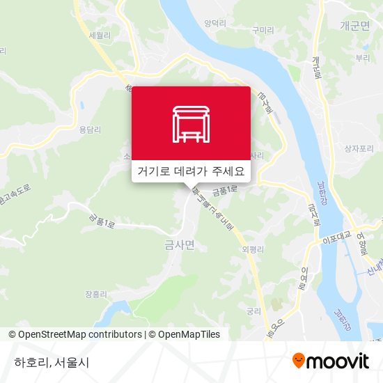 하호리 지도