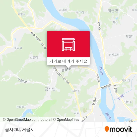 금사2리 지도