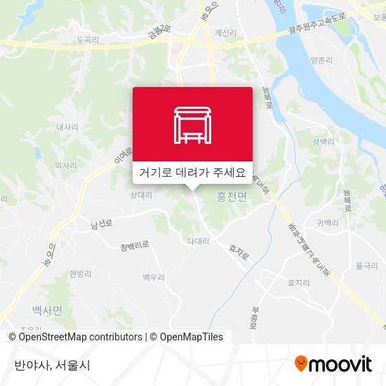 반야사 지도