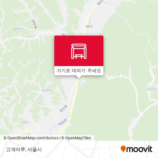 고개마루 지도