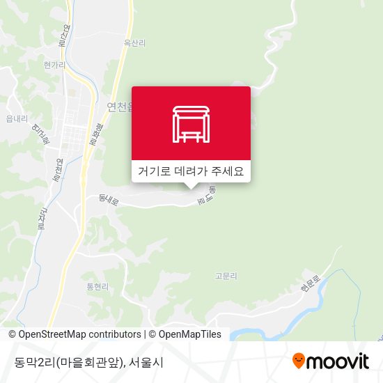 동막2리(마을회관앞) 지도