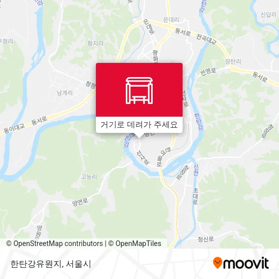 한탄강유원지 지도