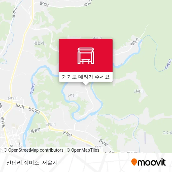 신답리.정미소 지도