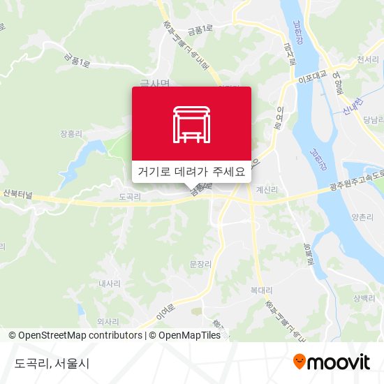 도곡리 지도