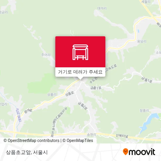 상품초교앞 지도