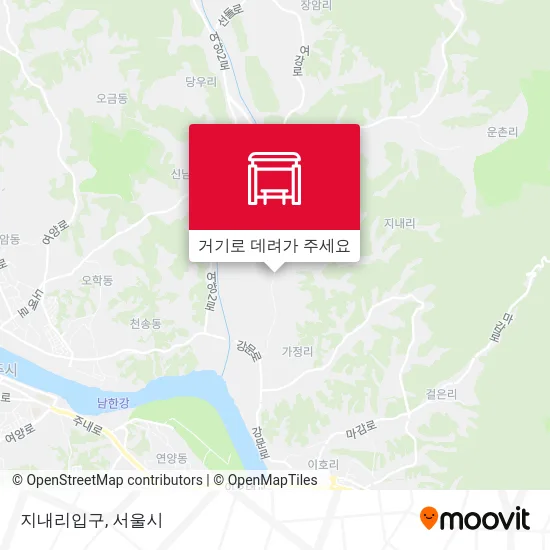 지내리입구 지도