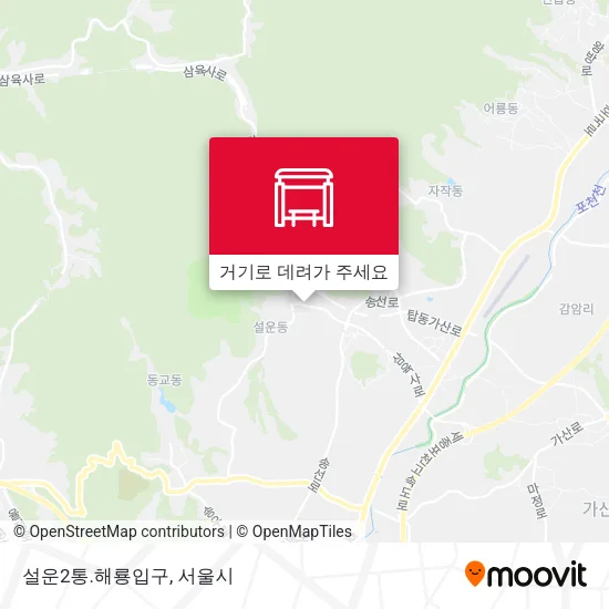 설운2통.해룡입구 지도