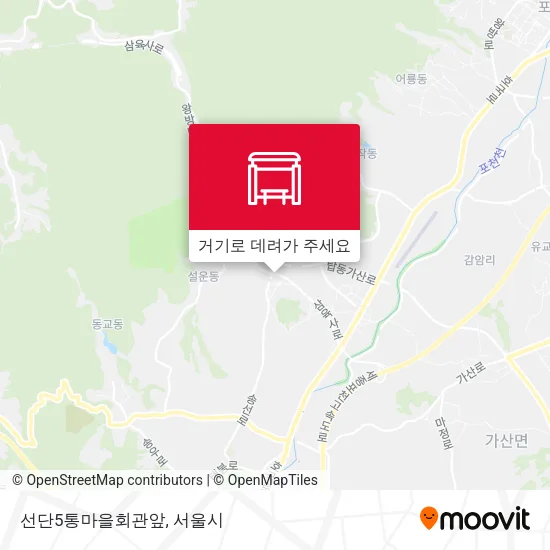 선단5통마을회관앞 지도