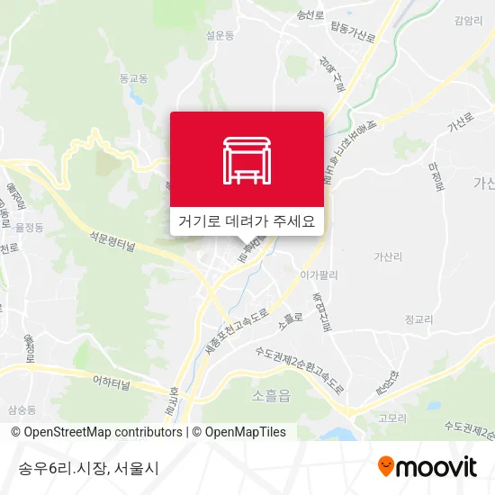 송우6리.시장 지도