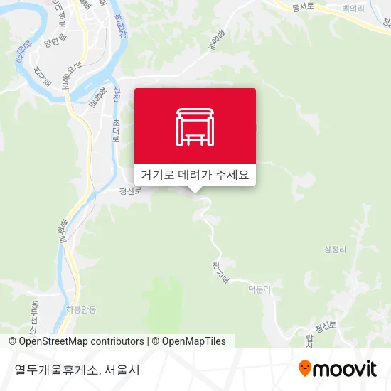 열두개울휴게소 지도