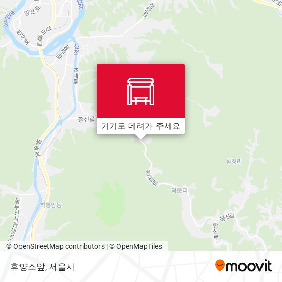 휴양소앞 지도