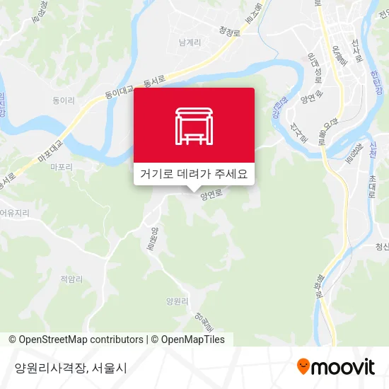 양원리사격장 지도