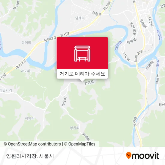 양원리사격장 지도