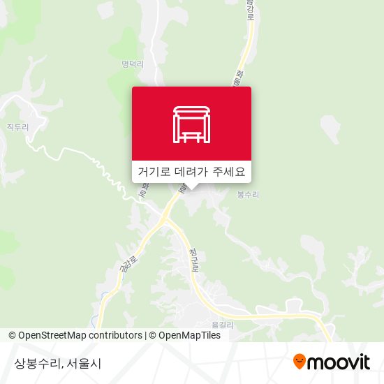 상봉수리 지도