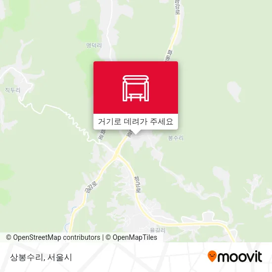 상봉수리 지도