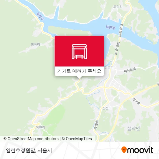 열린효경원앞 지도