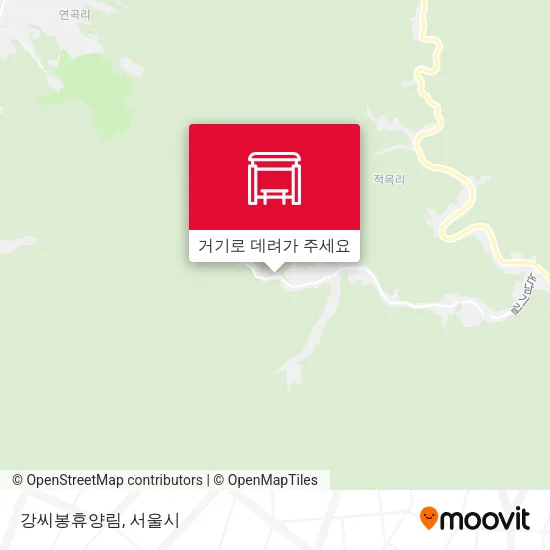 강씨봉휴양림 지도