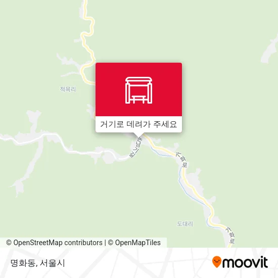 명화동 지도
