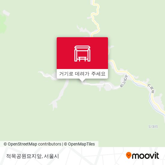 적목공원묘지앞 지도