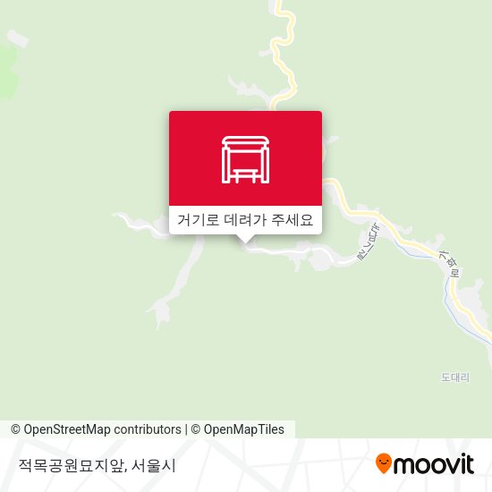 적목공원묘지앞 지도