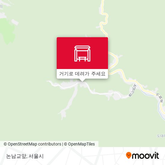 논남교앞 지도