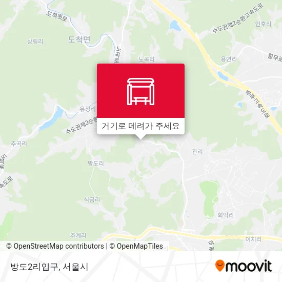 방도2리입구 지도