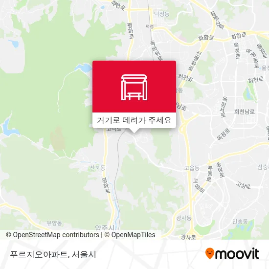 푸르지오아파트 지도