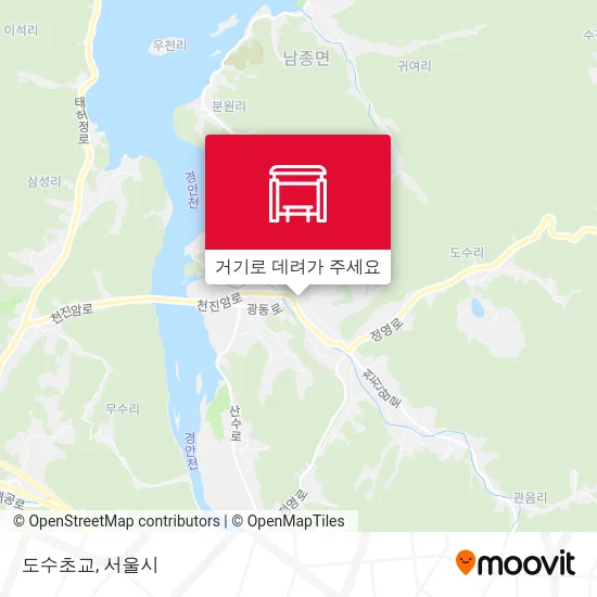 도수초교 지도