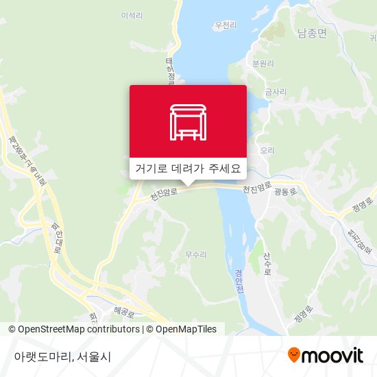 아랫도마리 지도