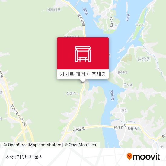 삼성리앞 지도