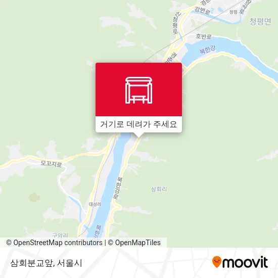 삼회분교앞 지도