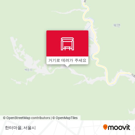 한터마을 지도