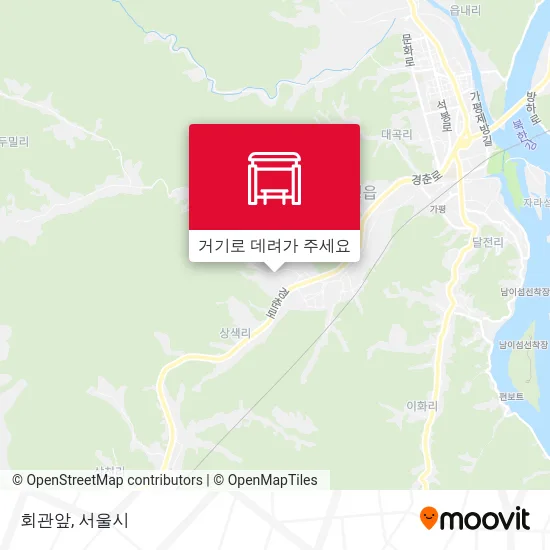 회관앞 지도