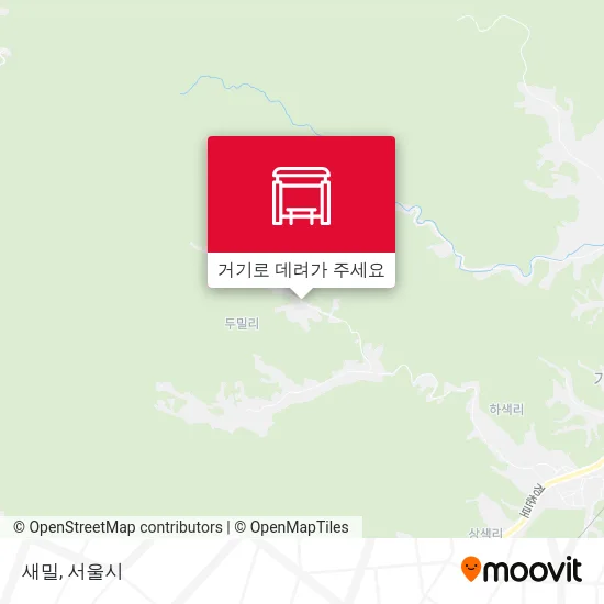 새밀 지도