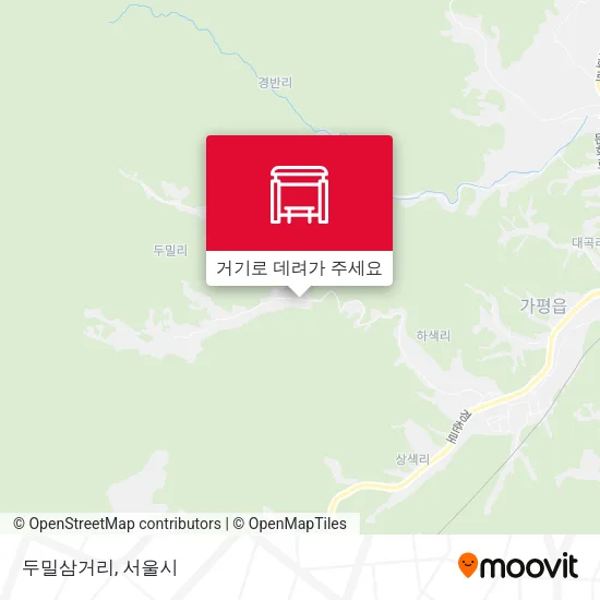 두밀삼거리 지도