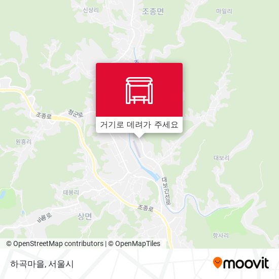 하곡마을 지도