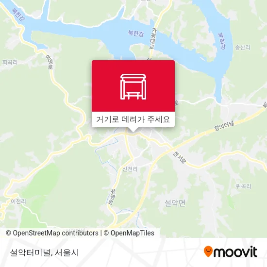 설악터미널 지도