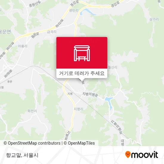 향교말 지도