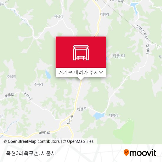 옥현3리옥구촌 지도