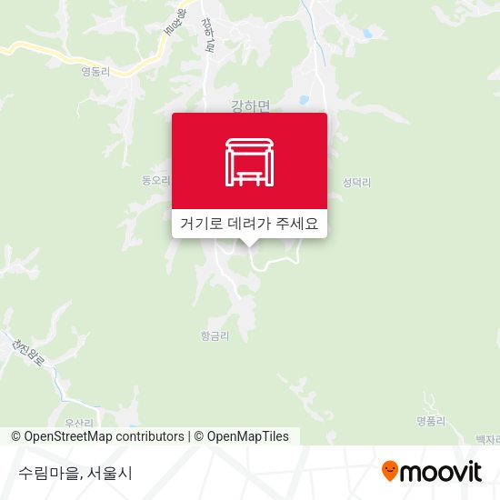수림마을 지도