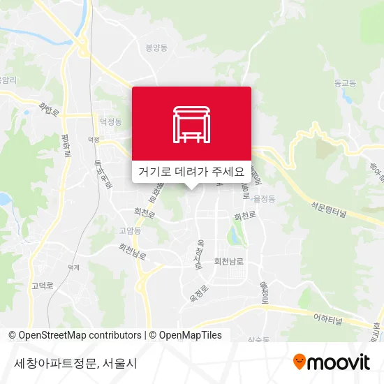 세창아파트정문 지도