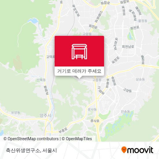 축산위생연구소 지도