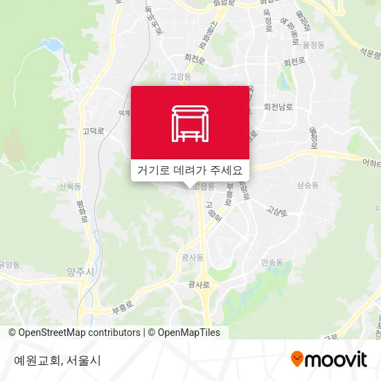 예원교회 지도