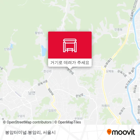 봉암터미널.봉암리 지도