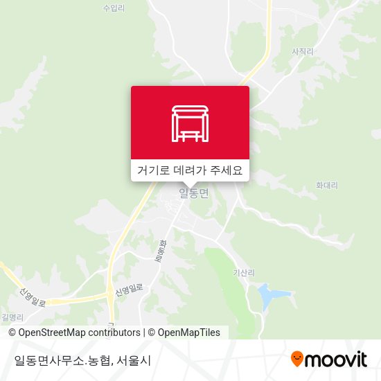 일동면사무소.농협 지도