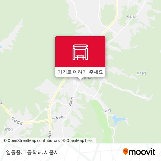 일동중.고등학교 지도