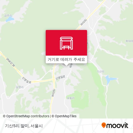 기산5리.말미 지도