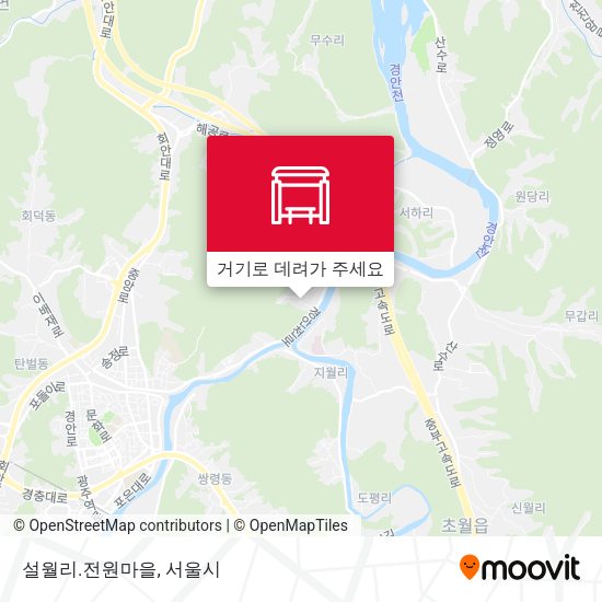 설월리.전원마을 지도