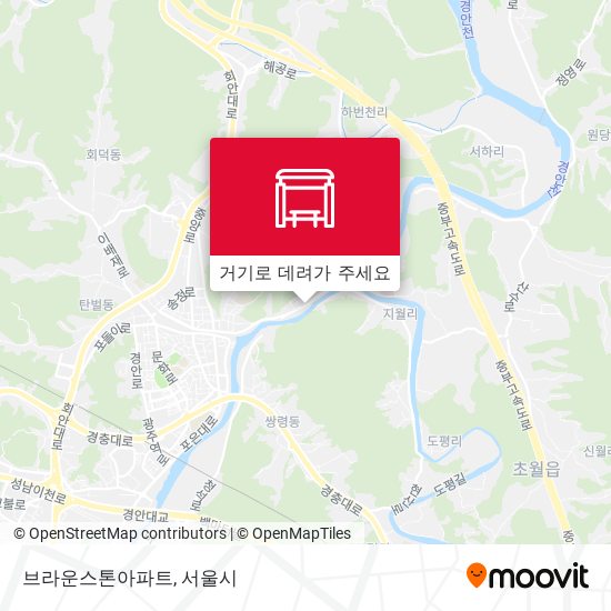 브라운스톤아파트 지도