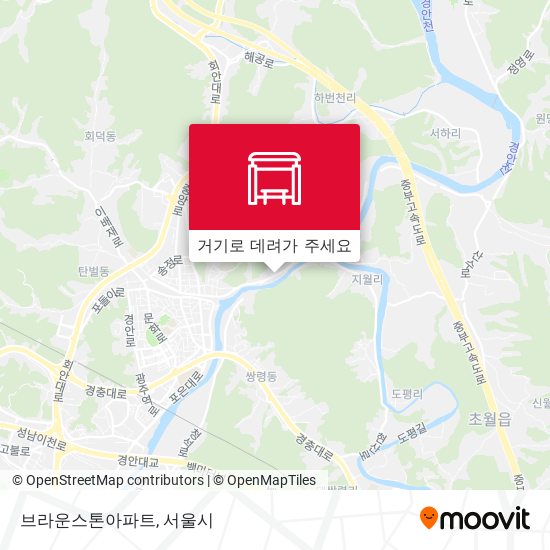 브라운스톤아파트 지도
